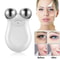 Pink Microcurrent Facial Device Skin Firming Anti-Aging Facial Massager for Face Lifting and Glow