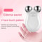 Pink Microcurrent Facial Device Skin Firming Anti-Aging Facial Massager for Face Lifting and Glow