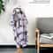 Lightweight Adjustable Hairdressing Apron Barber Cape Striped Salon Cutting Shawl for Home & Professional Use