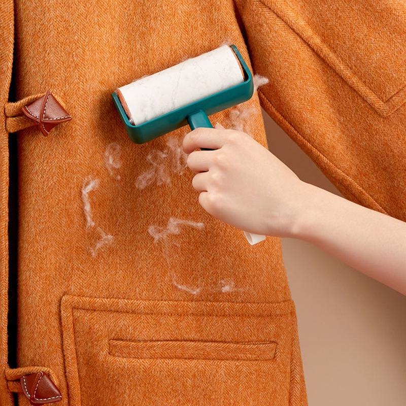 Portable Pet Hair Remover Roller for Clothes and Furniture Sticky Lint Cleaner Device