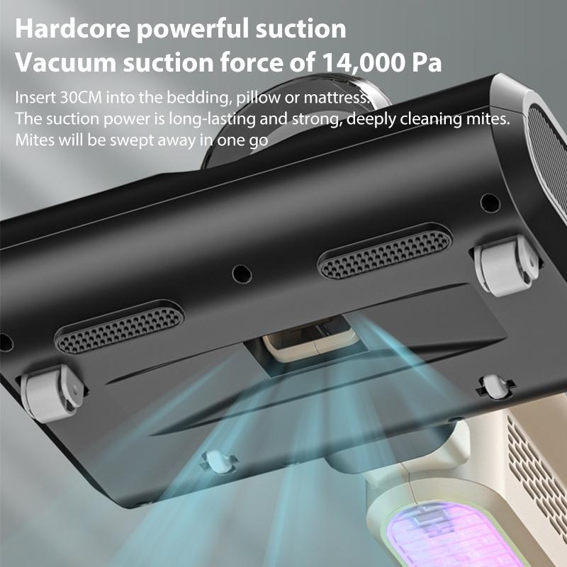 Handheld Mite Vacuum UV Sterilization Wireless Mattress Cleaner