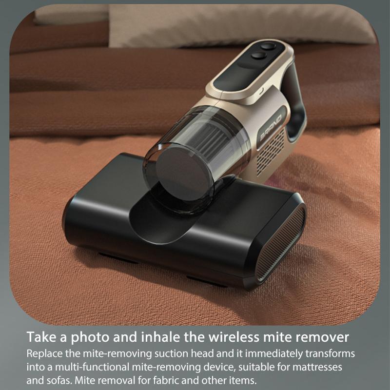 Handheld Mite Vacuum UV Sterilization Wireless Mattress Cleaner