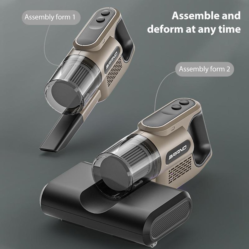 Handheld Mite Vacuum UV Sterilization Wireless Mattress Cleaner