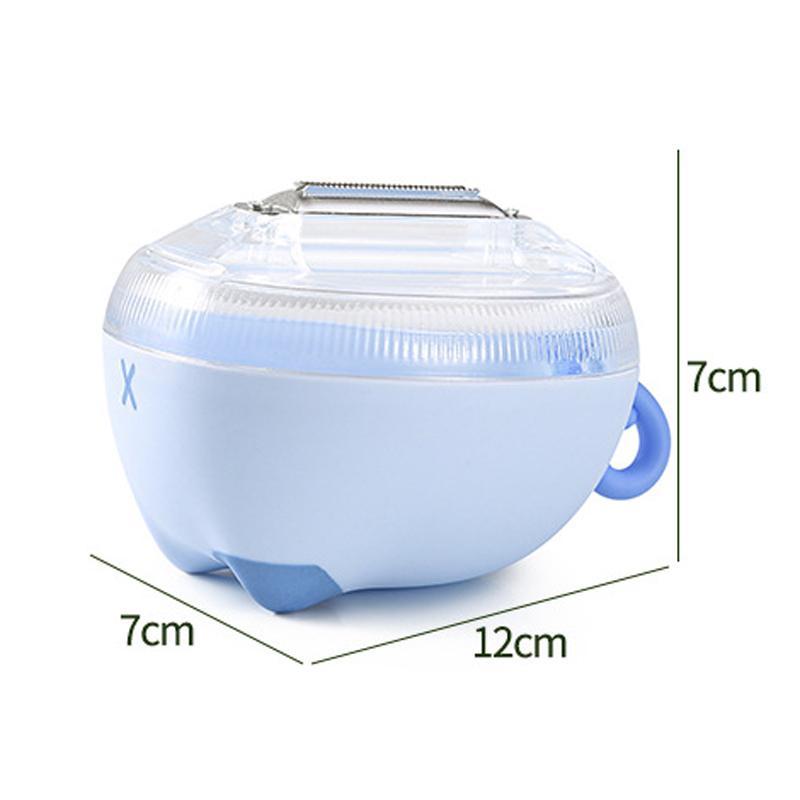 Cat Design Vegetable Peeler with Storage Container Stainless Steel Kitchen Peeling Knife