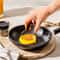 Silicone Omelette Mold Egg Frying Ring Pancake Tool with Rotatable Handle
