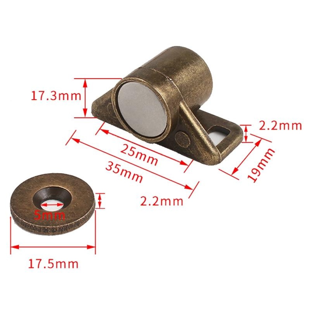 Magnetic Cabinet Door Latch Adjustable Soft Close Catch