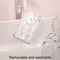 Wall Mounted Toothbrush Holder with Vacuum Suction Bathroom Organizer Storage Rack Transparent