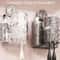 Wall Mounted Toothbrush Holder with Vacuum Suction Bathroom Organizer Storage Rack Transparent