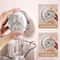 Wall Mounted Toothbrush Holder with Vacuum Suction Bathroom Organizer Storage Rack Transparent