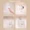 Wall Mounted Toothbrush Holder with Vacuum Suction Bathroom Organizer Storage Rack Transparent