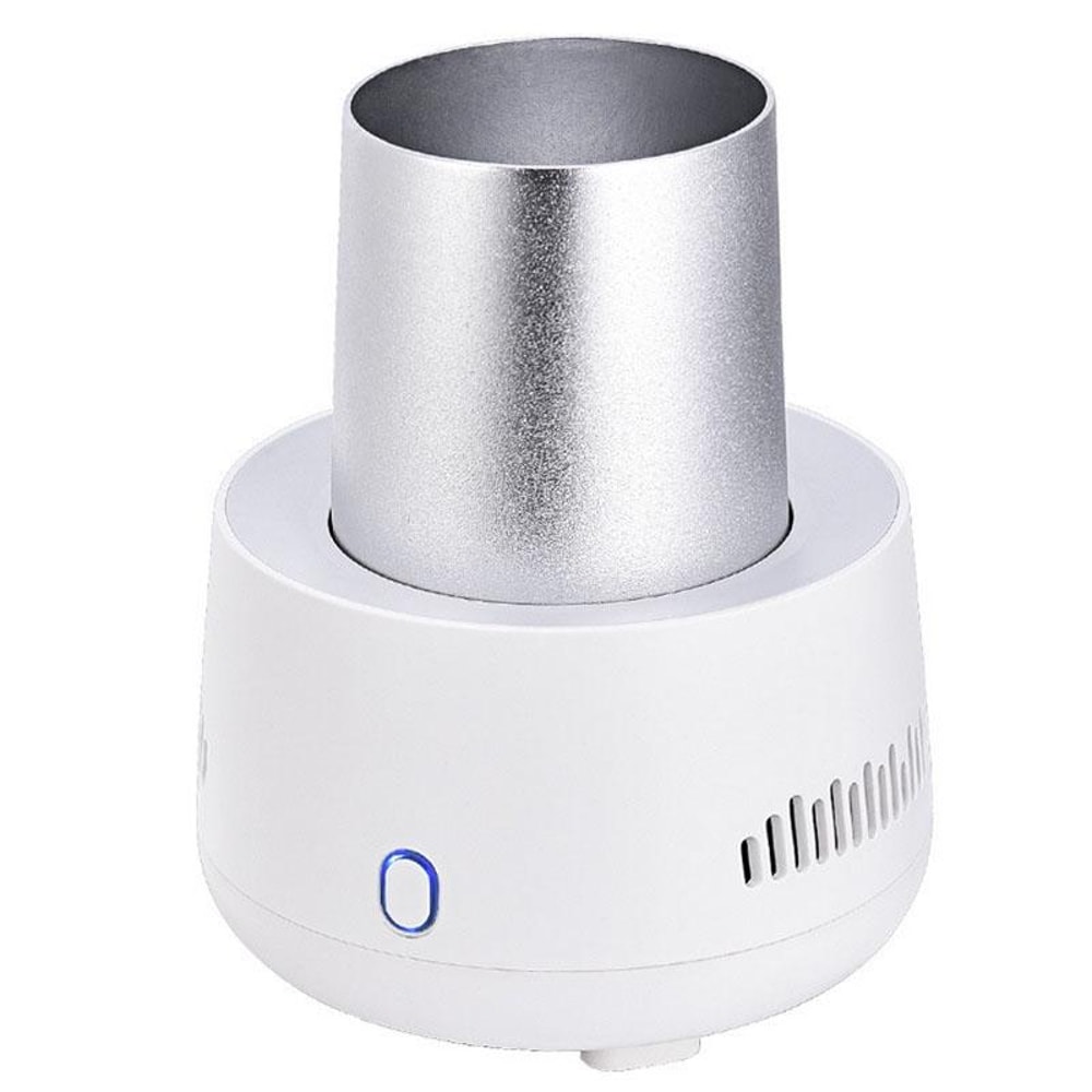 Portable Car Mini Fridge USB Cooling Cup White Portable Beverage Cooler for Car & Home