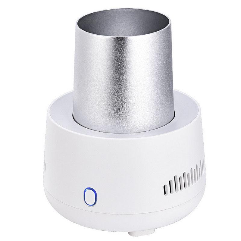 Portable Car Mini Fridge USB Cooling Cup White Portable Beverage Cooler for Car & Home