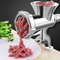 Household Manual Meat Grinder Sausage Stuffer Machine Large Hand Crank Aluminum Alloy