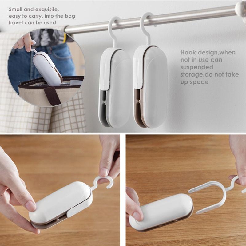 Mini Bag Sealer Portable Heat Sealing Machine for Snack Bags and Food Storage