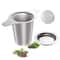 Stainless Steel Tea Strainer with Lid Dual Handle Loose Leaf Tea Infuser