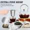 Stainless Steel Tea Strainer with Lid Dual Handle Loose Leaf Tea Infuser