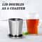 Stainless Steel Tea Strainer with Lid Dual Handle Loose Leaf Tea Infuser