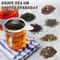 Stainless Steel Tea Strainer with Lid Dual Handle Loose Leaf Tea Infuser
