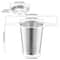 Stainless Steel Tea Strainer with Lid Dual Handle Loose Leaf Tea Infuser