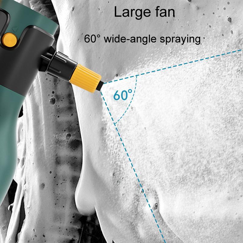 Cordless Foam Sprayer Portable Pressure Sprayer for Car Wash Cleaning and Garden Watering