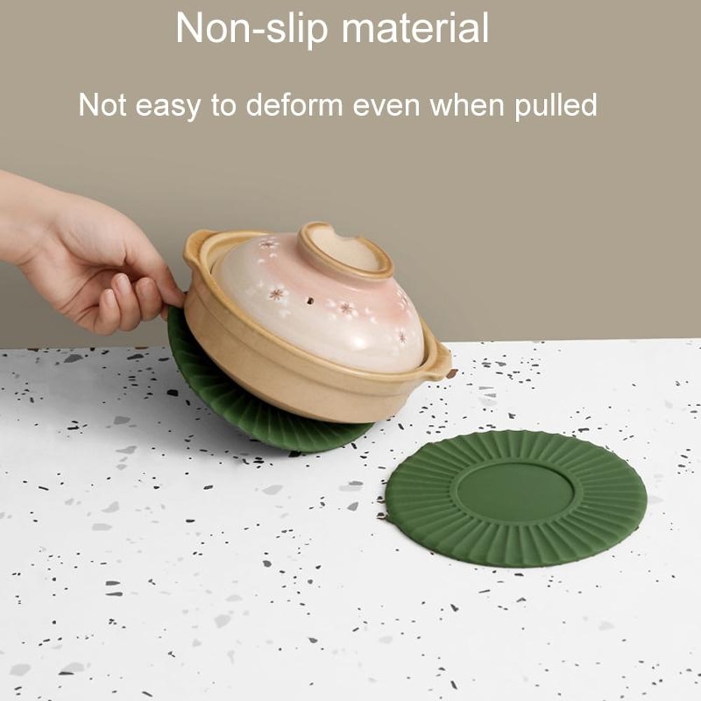 Premium Silicone Heat Resistant Trivet Mat Non Slip Baking Placemat for Kitchen Protection