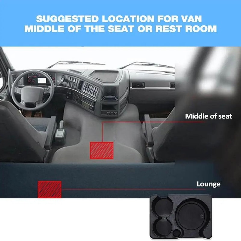 Vehicle Kettle Holder Base Non-Slip Dashboard Cup Stand