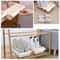 Space Saving Vertical Shoe Rack & Shoe Storage Organizer for Bathroom and Kitchen, Gray
