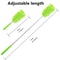 Telescopic Microfiber Chenille Duster Stainless Steel Extendable Cleaning Tool for Home & Car
