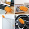 Telescopic Microfiber Chenille Duster Stainless Steel Extendable Cleaning Tool for Home & Car