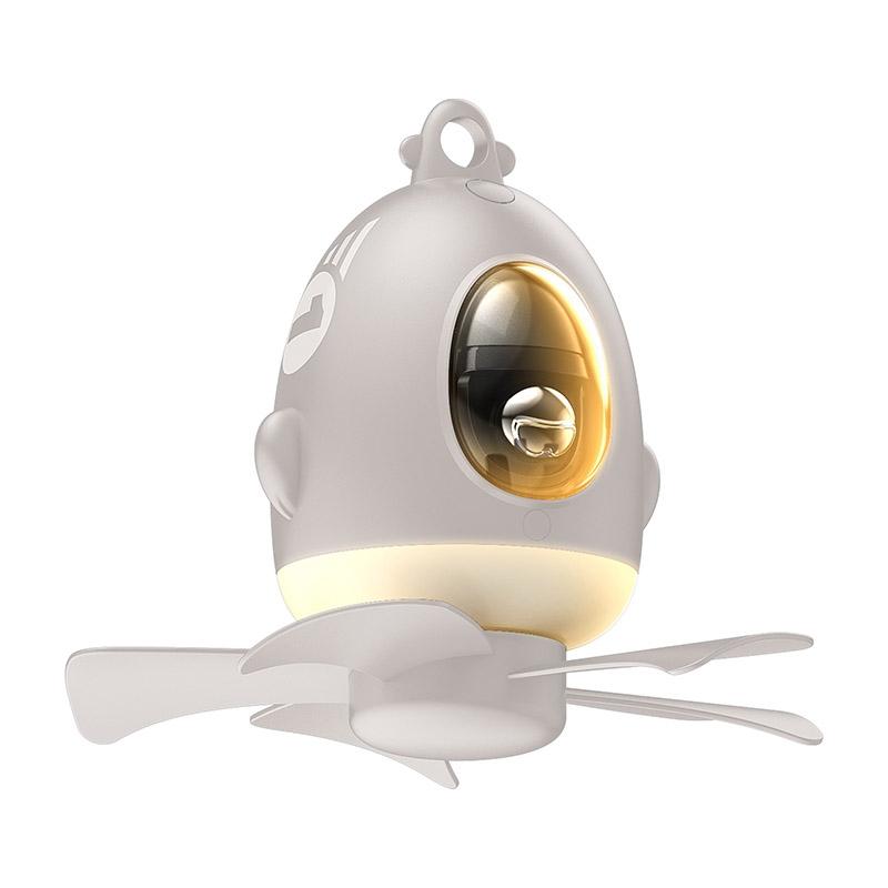Airplane Night Light Ceiling Fan with USB Remote Control Quiet Ceiling Fan for Kids Room