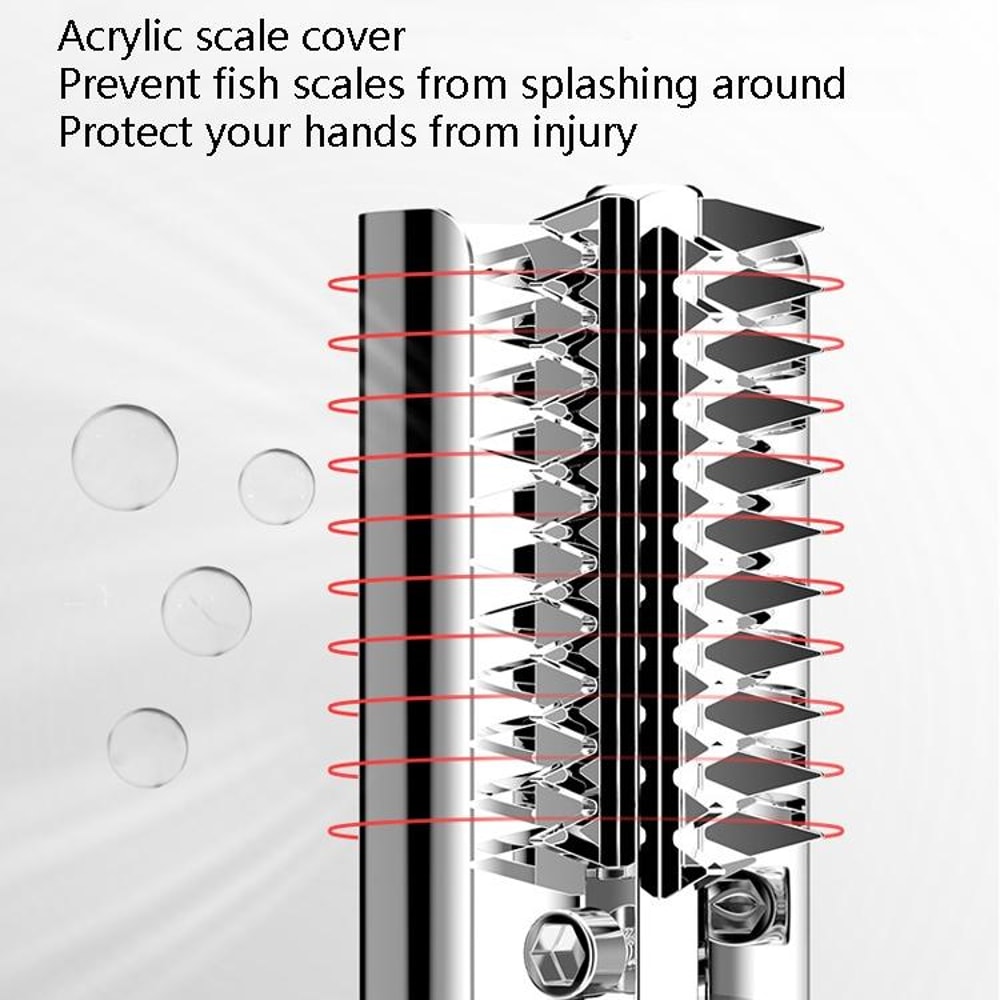 Electric Fish Scale Remover Tool Household Electric Fish Scaler Machine Waterproof