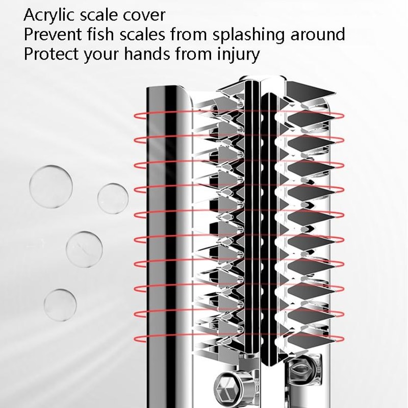 Electric Fish Scale Remover Tool Household Electric Fish Scaler Machine Waterproof