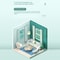 Household Smart Aroma Diffuser Automatic Fragrance Spray Machine Portable Home Humidifier