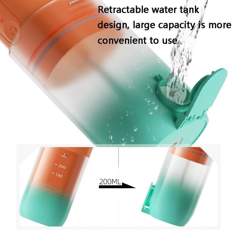 Portable Electric Water Flosser Oral Irrigator USB Rechargeable Waterproof with Nozzles