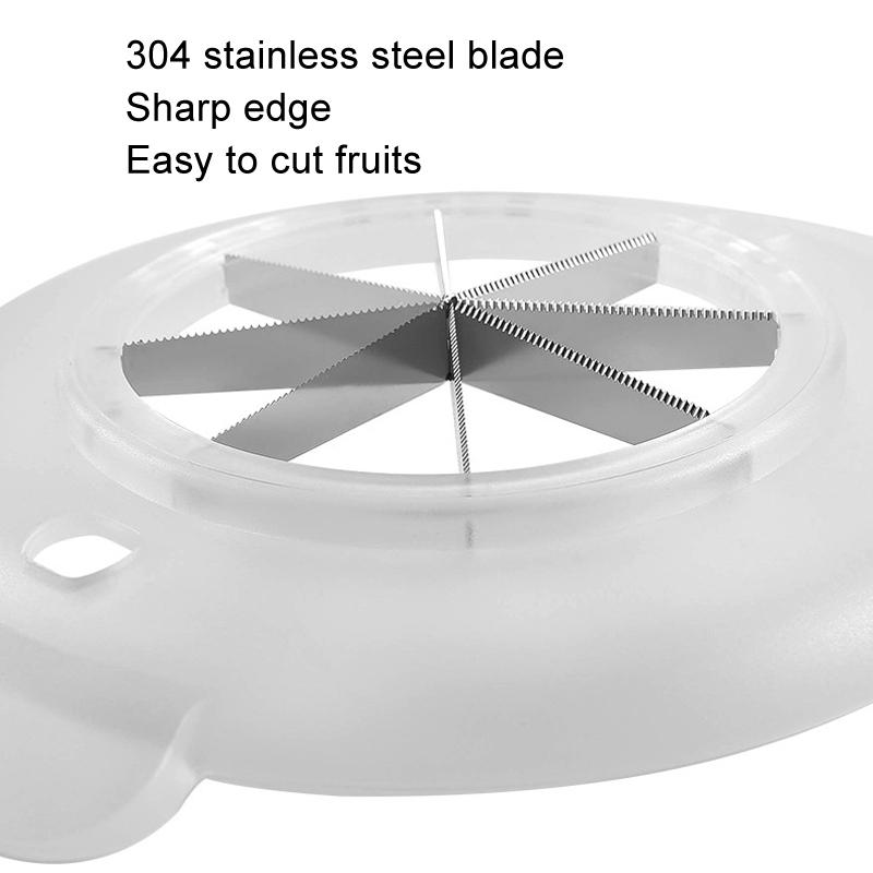 Stainless Steel Apple Corer Fruit Cutter Multifunctional Core Remover Slicer