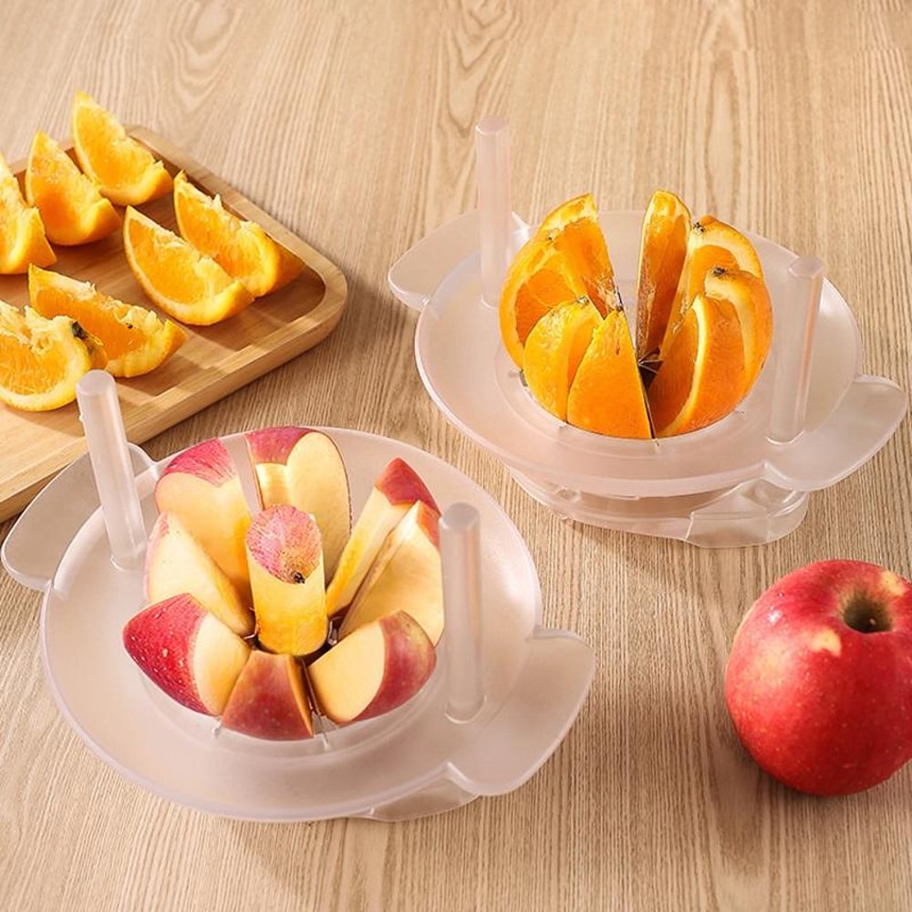 Stainless Steel Apple Corer Fruit Cutter Multifunctional Core Remover Slicer