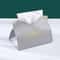 PU Leather Tissue Box Cover Car & Home Decorative Tissue Holder Grey