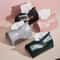 PU Leather Tissue Box Cover Car & Home Decorative Tissue Holder Grey