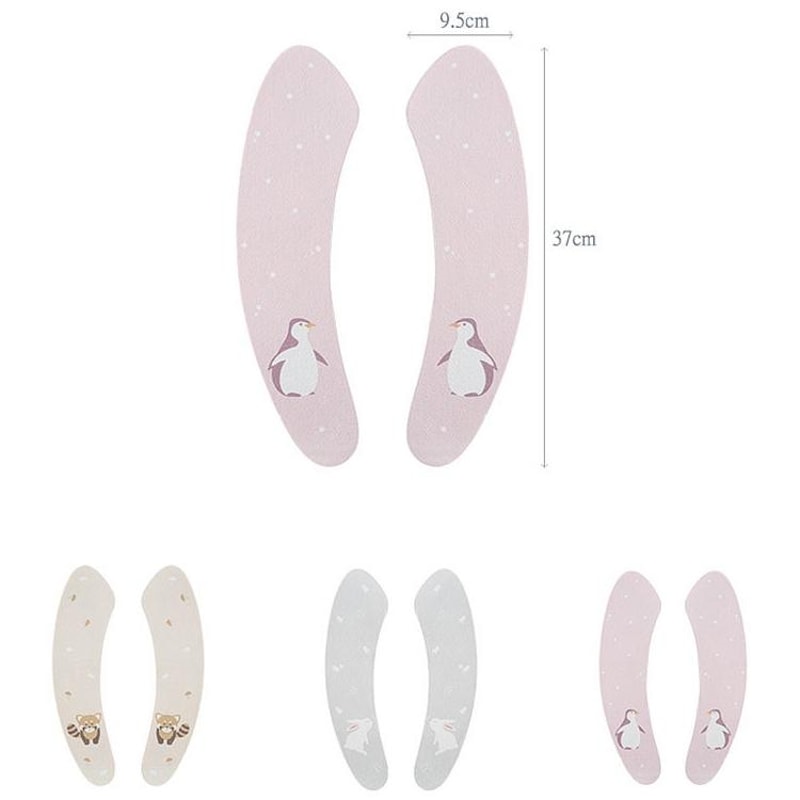Universal Adhesive Toilet Seat Cushion Pad Waterproof Non Woven Gasket Cover for Hygienic Bathroom Protection