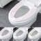 Universal Adhesive Toilet Seat Cushion Pad Waterproof Non Woven Gasket Cover for Hygienic Bathroom Protection