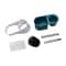 Wall Mounted No Drill Toilet Brush Long Handle Bathroom Cleaning Brush Elegant Gray