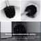 Wall Mounted No Drill Toilet Brush Long Handle Bathroom Cleaning Brush Elegant Gray
