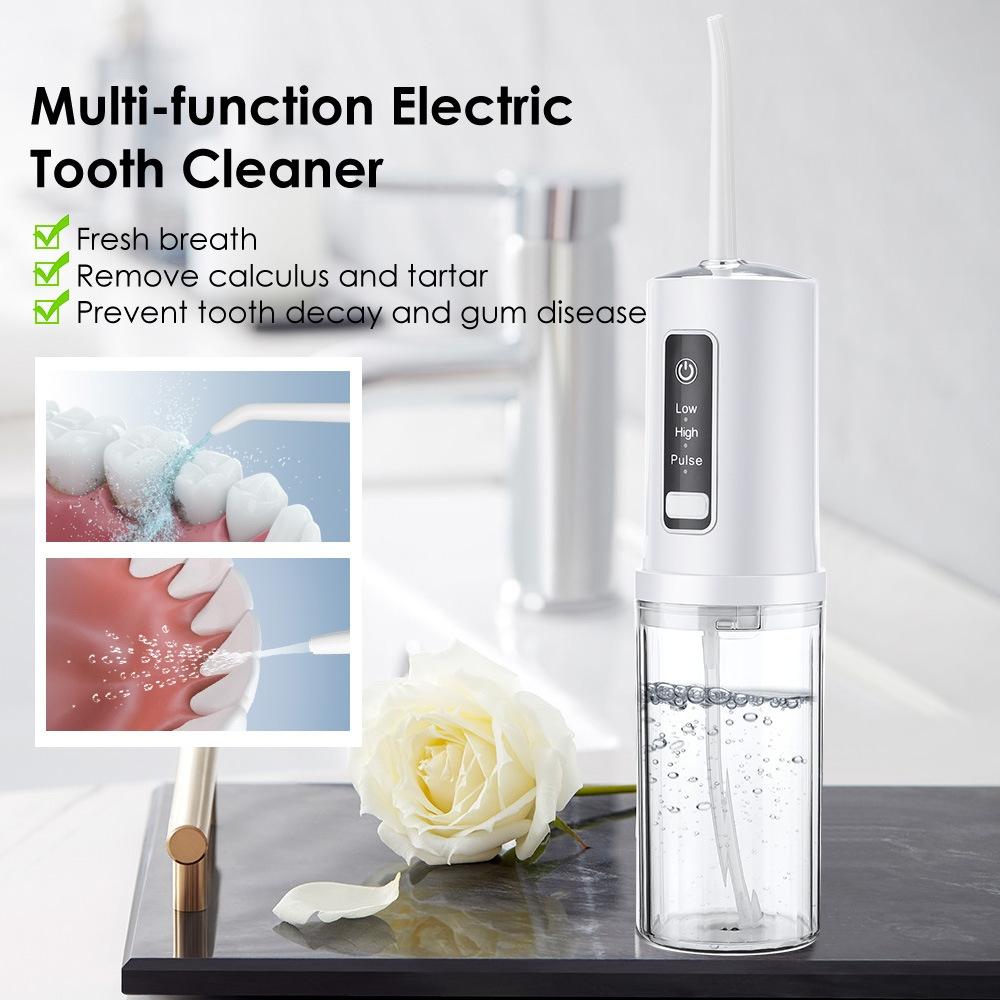 Portable Cordless Water Flosser Rechargeable Oral Irrigator Smart Teeth Cleaner