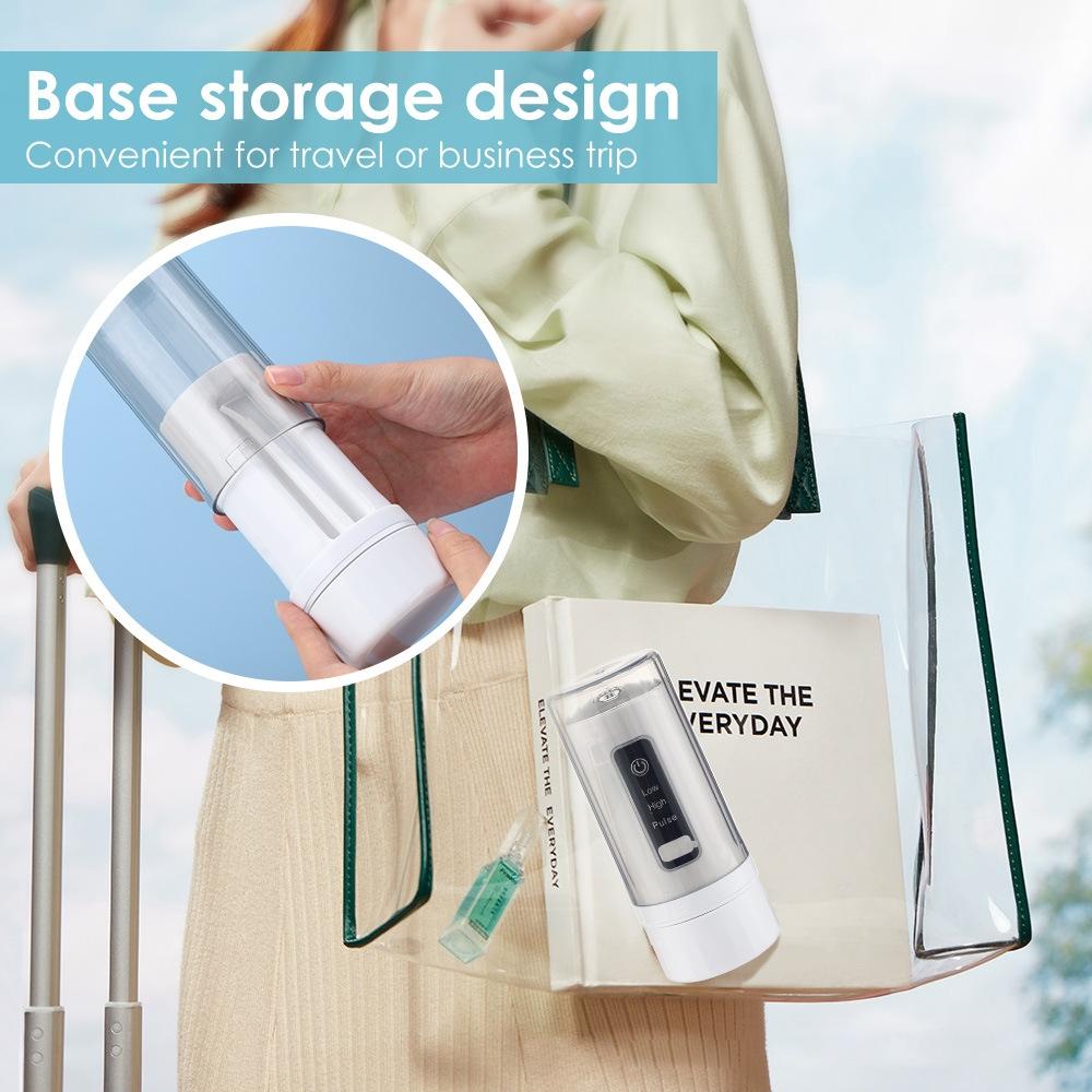 Portable Cordless Water Flosser Rechargeable Oral Irrigator Smart Teeth Cleaner