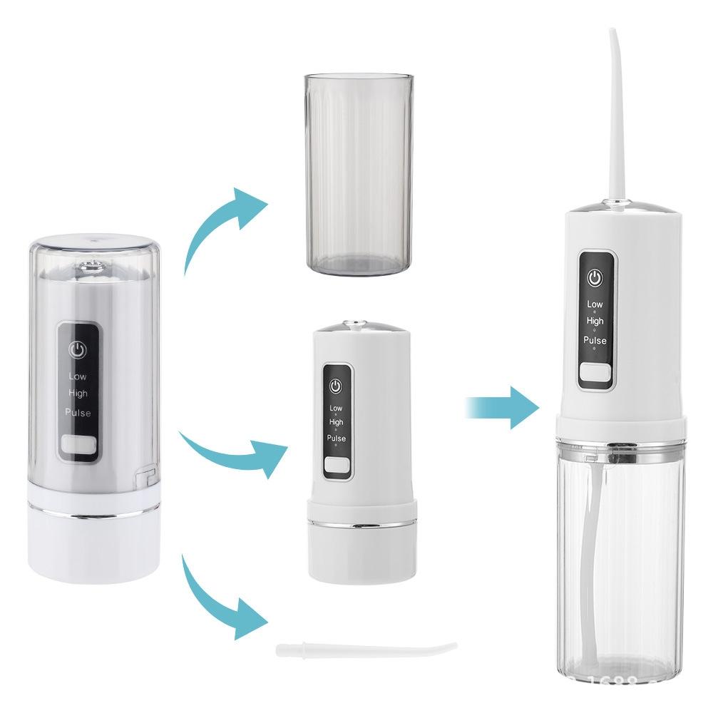 Portable Cordless Water Flosser Rechargeable Oral Irrigator Smart Teeth Cleaner
