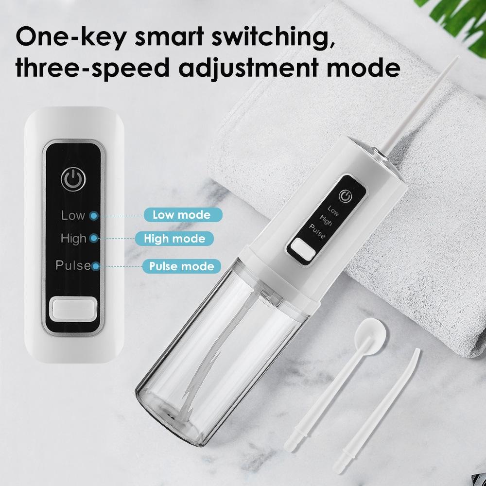 Portable Cordless Water Flosser Rechargeable Oral Irrigator Smart Teeth Cleaner
