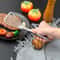 Stainless Steel Fish & Steak Spatula Slotted Turner for Easy Flipping
