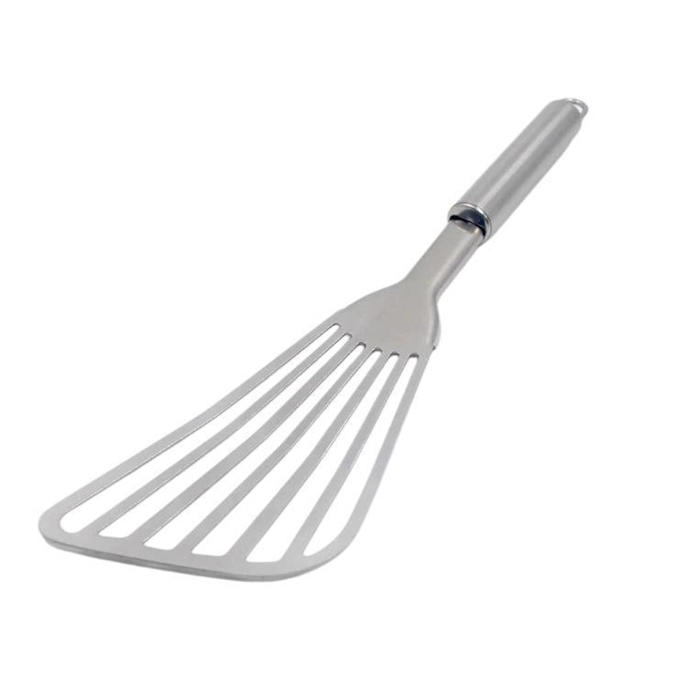 Stainless Steel Fish & Steak Spatula Slotted Turner for Easy Flipping