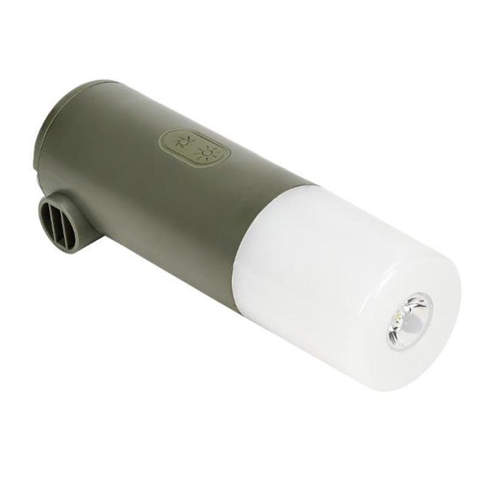 Rechargeable Air Pump & Camping Lantern, Portable Electric Air Inflator with LED Light