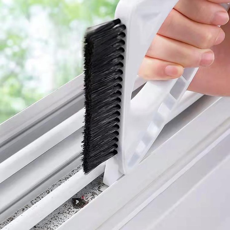 Window Cleaning Tool Multifunctional Glass Wiper Gap Cleaning Brush Household Cleaner
